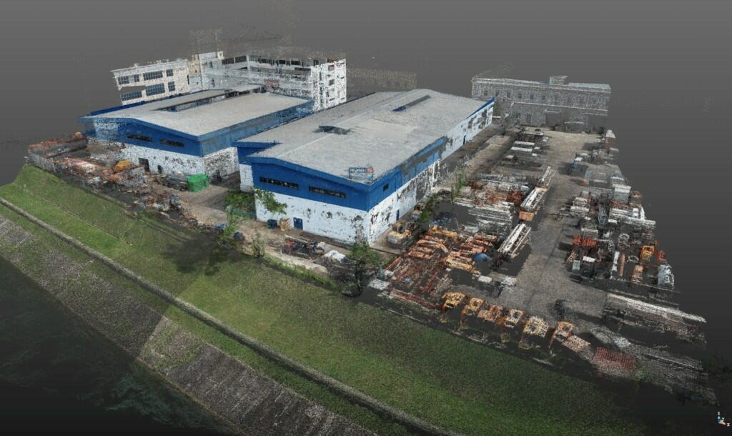 Aerial view of Ryobi-G's office